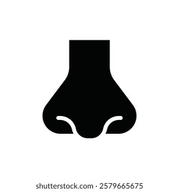 Nose icon web design in vector