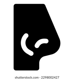 nose Illustration vector icon illustration asset