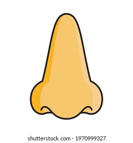 Nose Isolated Vector Icon which can easily modify or edit 