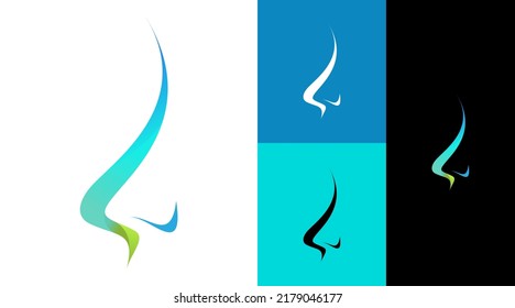 nose Logo Design Medical Company Business Concept