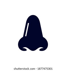Nose logo design vector template, Organs logo design concept, Icon symbol