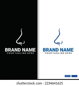 Nose logo template vector icon illustration design 