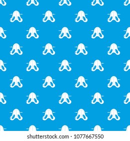 Nose reduction pattern vector seamless blue repeat for any use
