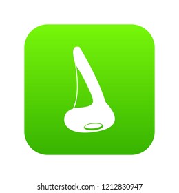 Nose side view icon digital green for any design isolated on white vector illustration