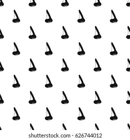 Nose side view pattern seamless in simple style vector illustration