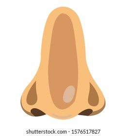 Nose simple illustration clip art vector
