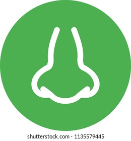 Nose Solid Icon