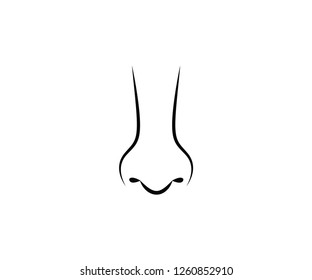 Nose symbol face part breathe human snuff