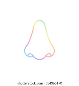 Nose  - vector icon