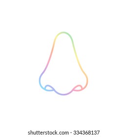 Nose  - vector icon
