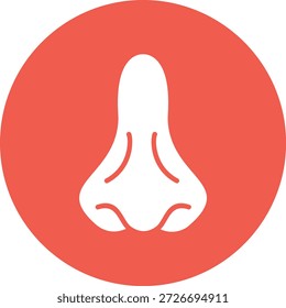 Nase, Vektorsymbol, Entwurfsgrafik