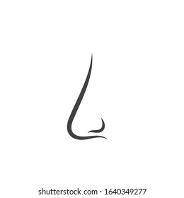 nose vector icon  illustration design 