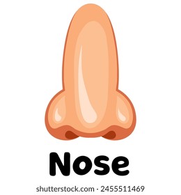 nose vector illustration good template for wallpaper, poster, banner