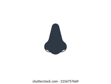 Nose Vector Isolated Emoticon. Nose Icon