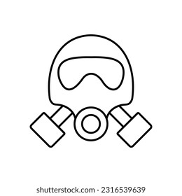 Nosebag Outline Vector Icon that can easily edit or modify

