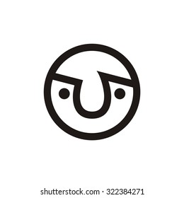 Nose-icon. Thinks. Friend.