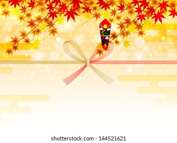 Noshi maple autumn