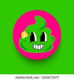 NOSHIT (NSH) cryptocurrency logo symbol vector illustration. Crypto coin based on block chain and decentralized finance