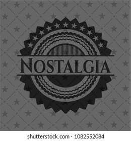 Nostalgia dark emblem. Retro