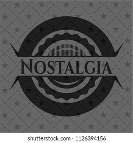 Nostalgia realistic dark emblem