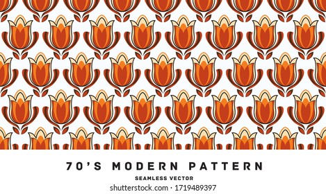 Nostalgic 70's taste pattern 03