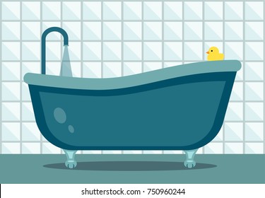 nostalgic bath tub with legs