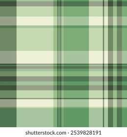 Tecido de xadrez nostálgico, fundo de textura de criação tartan. Vetor de padrão sem emenda têxtil de Halloween em pastel e paleta de cores verdes.