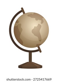 Nostalgic globe decor, Vintage globe enhances learning environment, Antique earth sphere creates inspiring study space, Retro model of world adds charm to educational settings