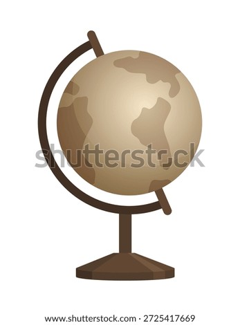 Nostalgic globe decor, Vintage globe enhances learning environment, Antique earth sphere creates inspiring study space, Retro model of world adds charm to educational settings