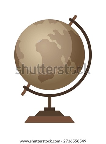 Nostalgic globe decor, Vintage globe enhances learning environment, Antique earth sphere creates inspiring study space, Retro model of world adds charm to educational settings