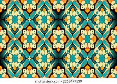 Nostalgic retro pattern. Geometric graphic line seamless retro color background. Modern luxury ornate elegant minimal vintage retro style print design for texture textile wallpaper background backdrop