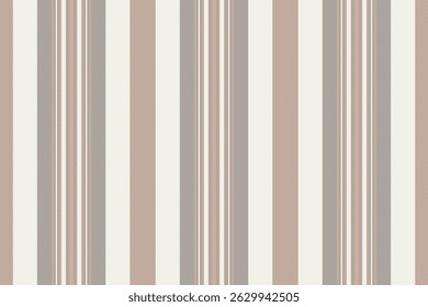 Raya textil de Vertical nostálgica, patrón de líneas de tela simple. Textura de Vector de fondo editable sin fisuras en la paleta de colores blanco y rojo.