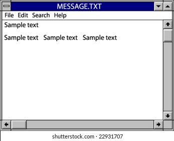 nostalgic window message