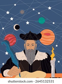 nostradamus old man astrólogo seer