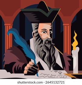 nostradamus old man astrólogo seer