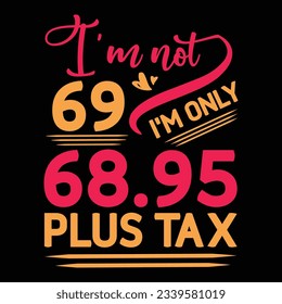 I’m not 29 I am Only 28.95 plus tax, Birthday T-shirt Design