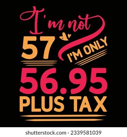 I’m not 29 I am Only 28.95 plus tax, Birthday T-shirt Design