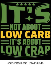no se trata de un bajo carboso, se trata del diseño de camisetas de basura