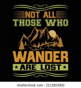 Not All Those Who Wander Are Lost