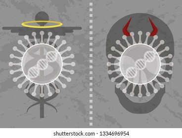 Not all virus are bad. The examle of good ones: using a bacteriophage like alternative of antibiotics for combat the resistant bacterial or deactivate the bad virus for create a vaccine