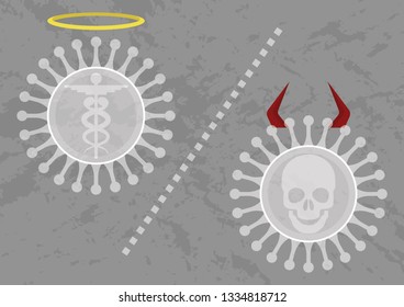 Not all virus are bad. The examle of good ones: using a bacteriophage like alternative of antibiotics for combat the resistant bacterial or deactivate the bad virus for create a vaccine