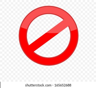 Not Allowed Sign