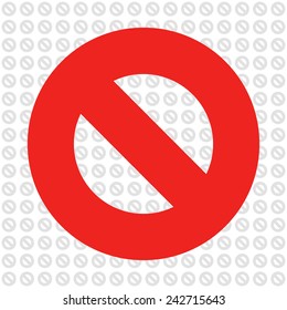 Not Allowed Sign