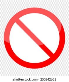 Not Allowed Sign