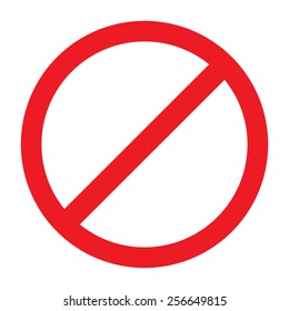 Not Allowed Sign