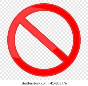 Not Allowed Sign