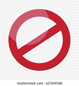 Not Allowed Sign 