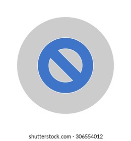 Not allowed sign, eps 10