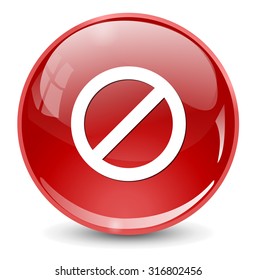 Not Allowed Sign icon