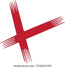 Not allowed sign image in silhouette white background.